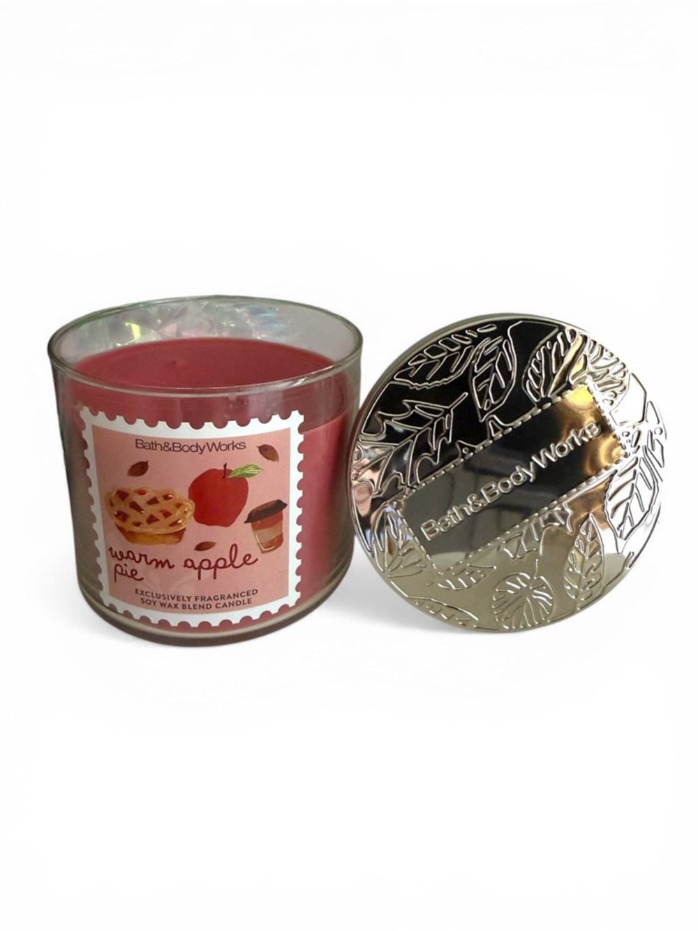 Bath & Body Works Warm Apple Pie 3 Wick Candle 14.5oz Home Fragrance
New